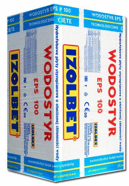 Styropian WODOSTYR EPS P 100 GR 100 mm IZOLBET Styropian WODOSTYR EPS P 100 GR 100 mm IZOLBET