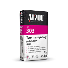 Tynk maszynowy, podkładowy,szary 25 kg AT303 paleta 48szt