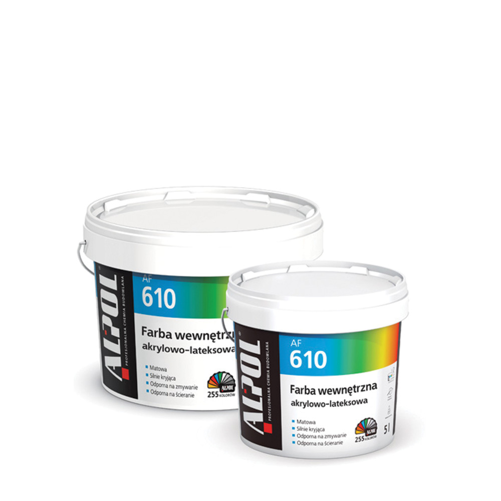 Farba gruntujaca AF600 LATEX GRUNT wewnętrzna biała, 10 l