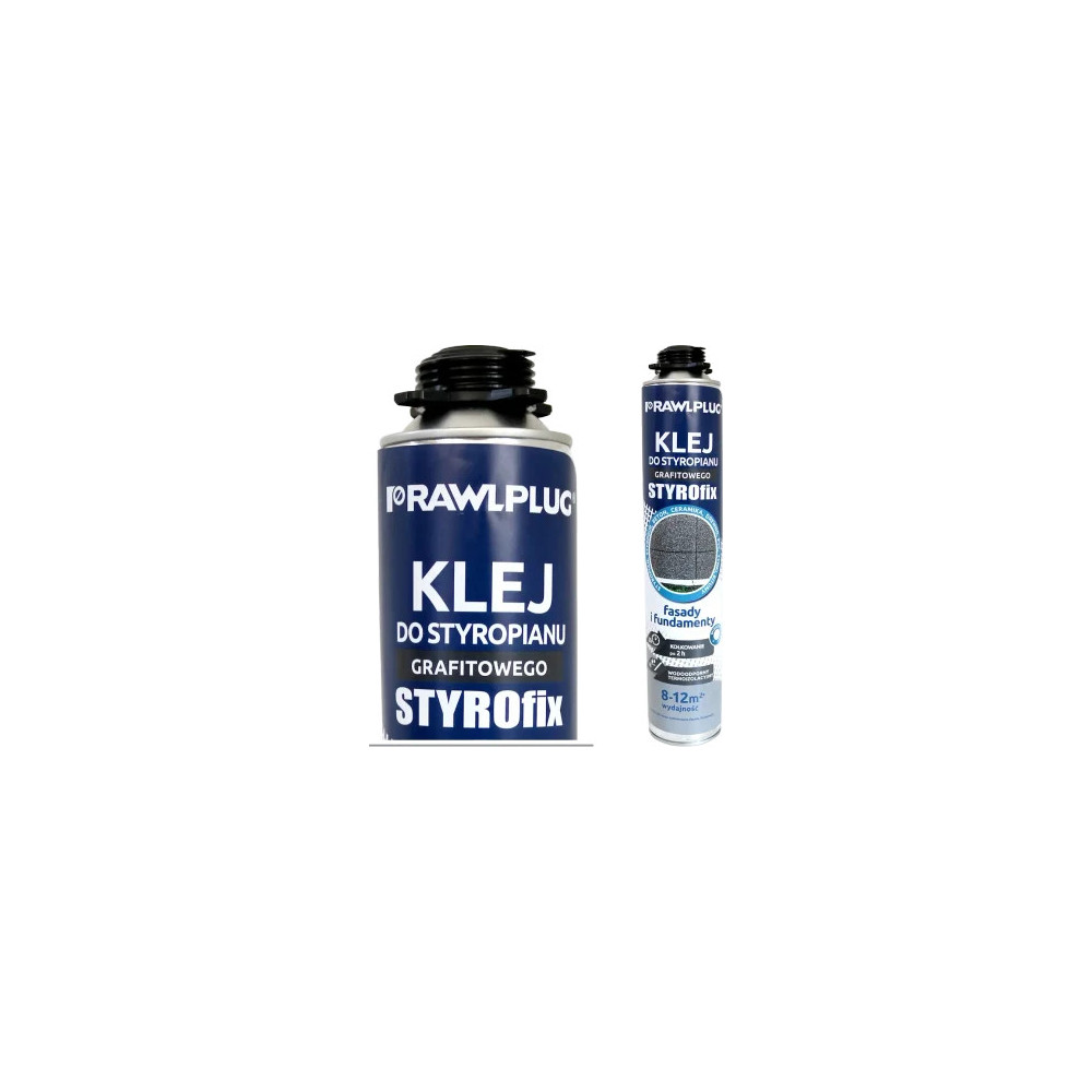 Klej do styropianu grafitowego STYROfix fasady i fundamenty, 750 ml Klej do styropianu grafitowego STYROfix fasady i fundamenty, 750 ml
