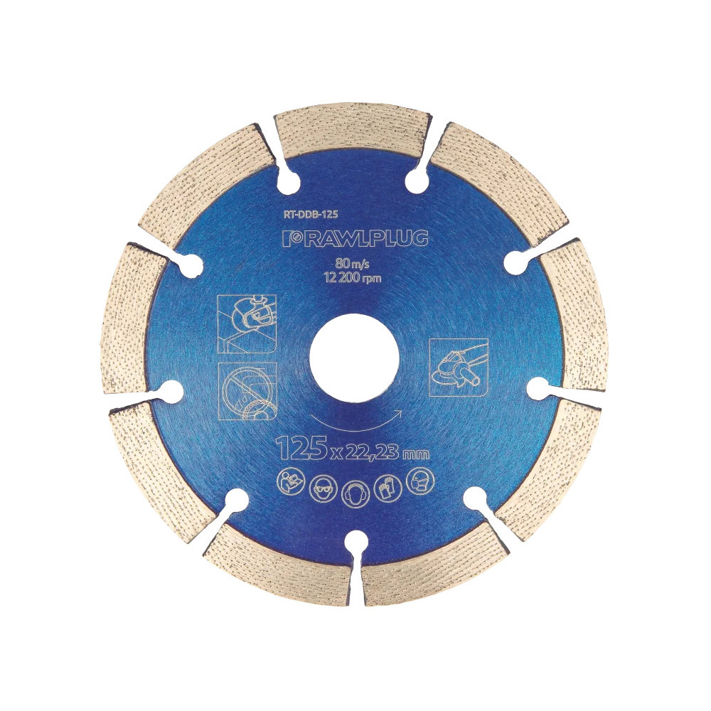 Tarcza diamentowa 125x22,23 mm concrete segmentowa Tarcza diamentowa 125x22,23 mm concrete segmentowa