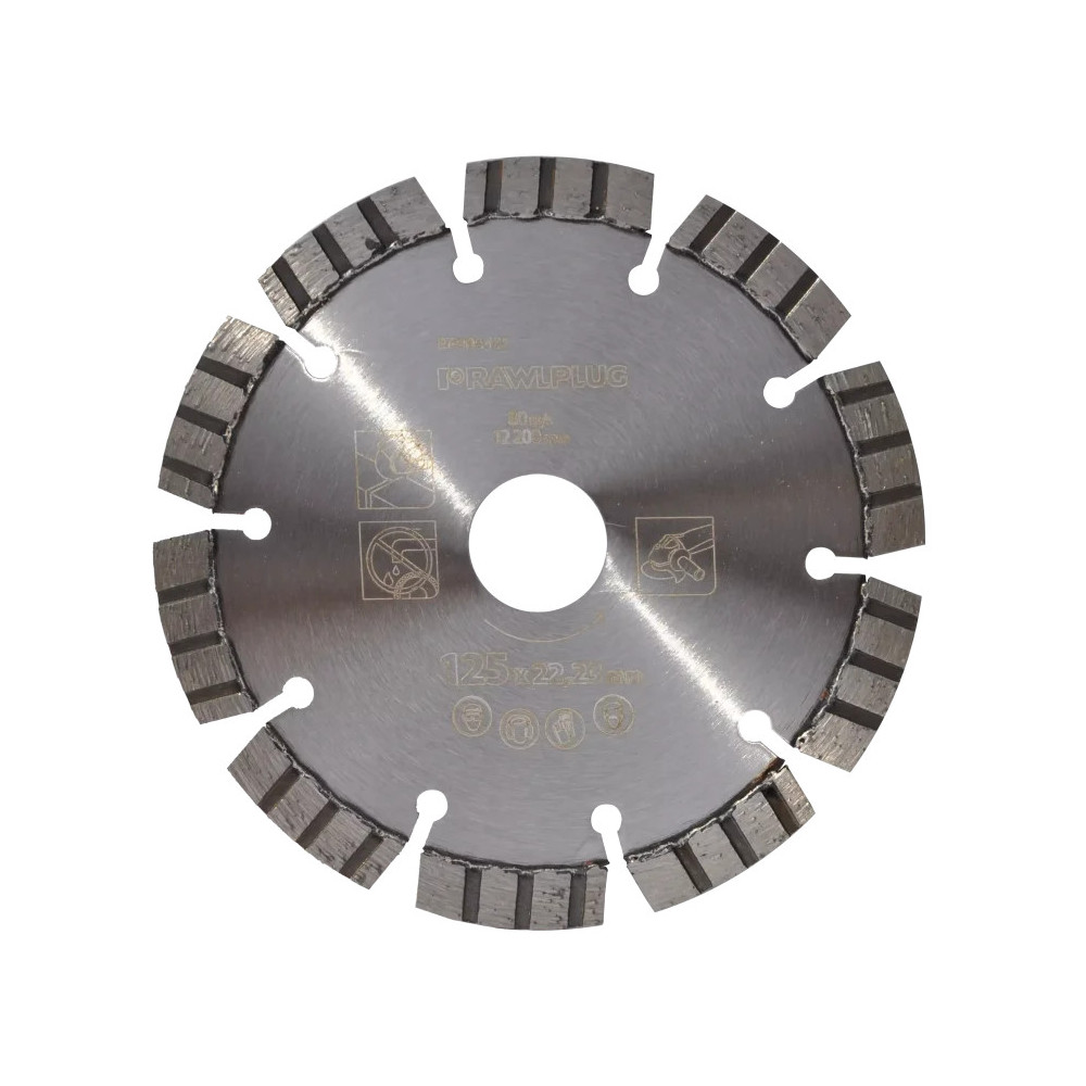 Tarcza diamentowa 125x22,23 mm turbo concrete