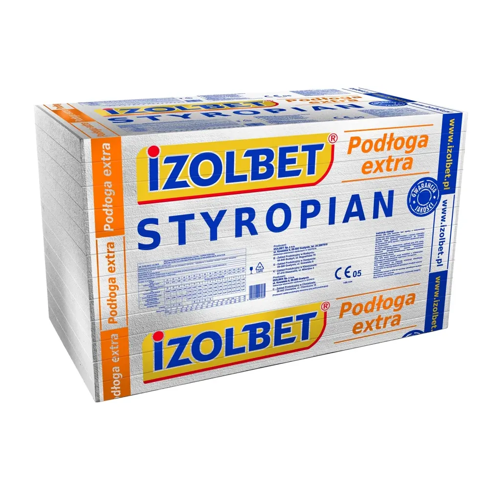 Styropian PODŁOGA EXTRA GR 20 mm IZOLBET Styropian PODŁOGA EXTRA GR 20 mm IZOLBET
