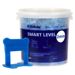 SMART LEVEL klipsy 2.0mm 800 szt. + wiadro 20L